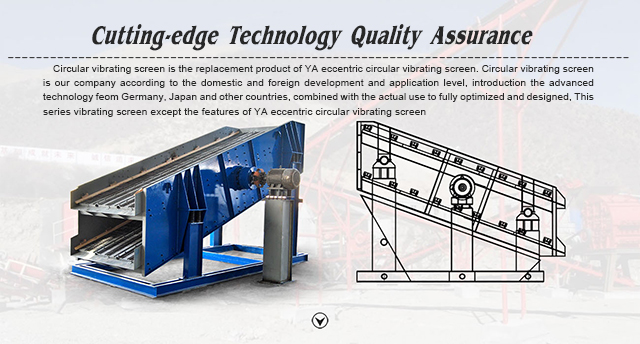 Circular vibrating screen