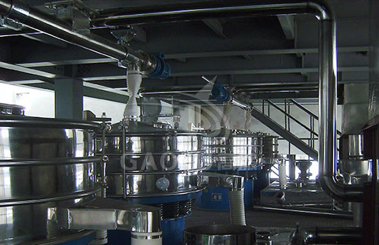 Vibrating sieve separator