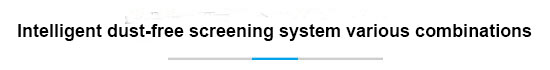 Intelligent dust-free screening system